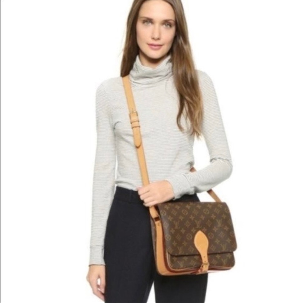 Louis Vuitton Vintage Cartouchiere Cross Body Bag